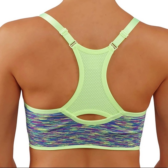 Multi color sports bra adjustabl strap - Picture 2 of 2